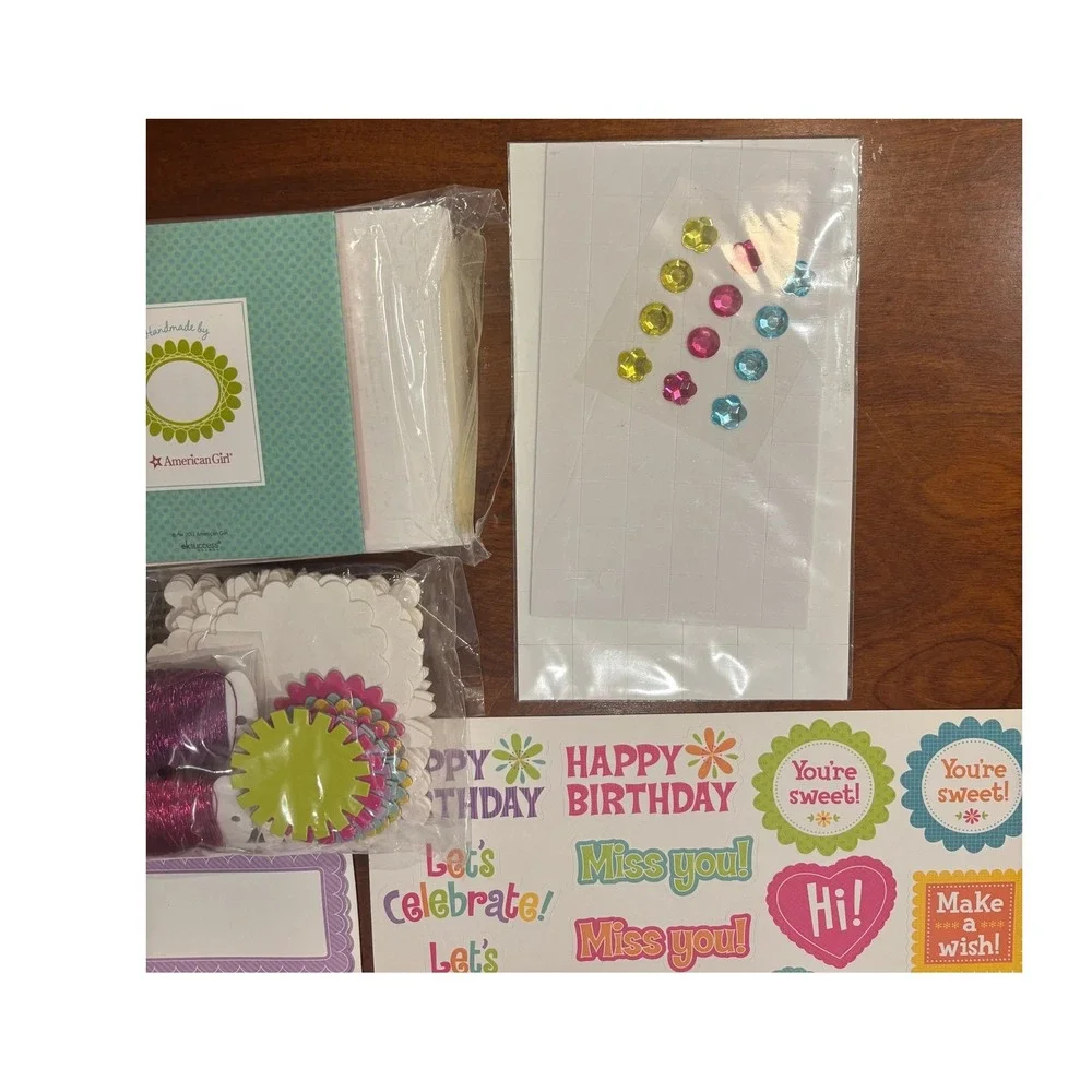 American Girl Crafts String Art Cards Julie Albright Kit 182 Pieces New Open Box